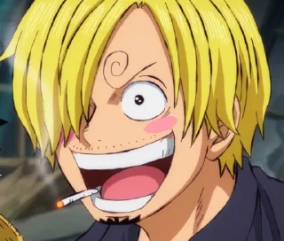 😄 emoji пиздатый санджи @world_onepiece Telegram sticker 12 of 40
