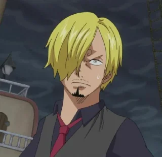 😰 emoji пиздатый санджи @world_onepiece Telegram sticker 9 of 40