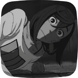 😳 emoji Dandadan by @spcave Telegram sticker 18 of 113