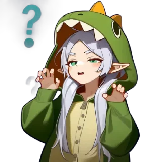 ❓ emoji Frieren pack by @Noil7 Telegram sticker 12 of 32