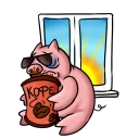 ☕ emoji Арбитражный Свин KMA.biz Telegram sticker 18 of 21