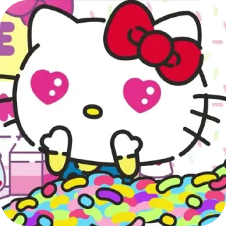 ❤ emoji Hello Kitty @shchobshokuvaty Telegram sticker 14 of 40