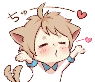 😚 emoji ⪩ ꒰ мявчик @wexsavi ꒱ ⪨ Telegram sticker 9 of 40