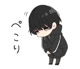 😌 emoji ꒰ yᥙrᥙ - κᥙᥒ | ➩ tg: @wexsavi 👀 Telegram sticker 16 of 40