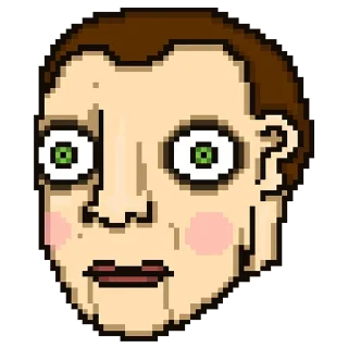 😳 emoji Hotline Miami Telegram sticker 23 of 44