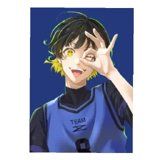 👌 emoji Блю лок Telegram sticker 12 of 12