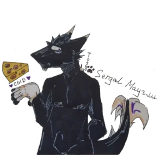 🧀 emoji Sergal Маугли Telegram sticker 23 of 65