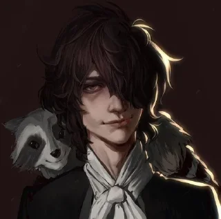 Sticker from Эдгар По -> @animebotsa