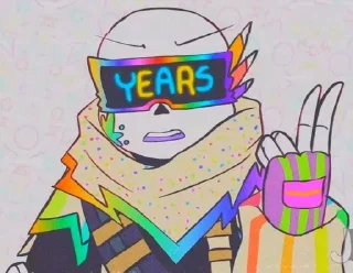 🌈 emoji FreshInk!Sans Telegram sticker 20 of 60