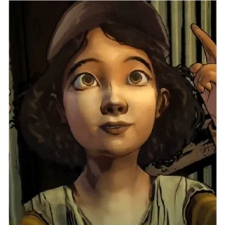 🙃 emoji Clem TWD Telegram sticker 22 of 40