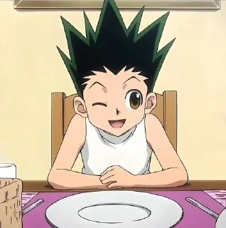 😄 emoji HxH @anime_sticks Telegram sticker 7 of 20