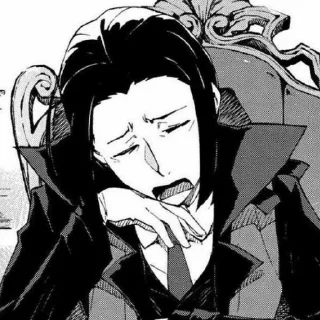 👄 emoji Mori Ōgai Telegram sticker 14 of 15