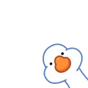 🙃 emoji Goose @TgSticker Telegram sticker 11 of 30
