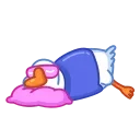 😴 emoji Goose @TgSticker Telegram sticker 5 of 30