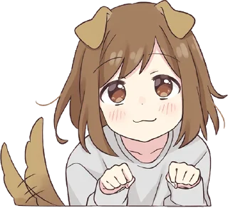 ☺️ emoji Dog Girl Pt.2 @jp_stickers Telegram sticker 18 of 40