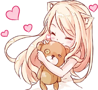 🤗 emoji NekoMiA Pt.2 @jp_stickers Telegram sticker 6 of 40