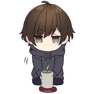 🍵 emoji Menhera Kun Pt.2 @jp_stickers Telegram sticker 13 of 40