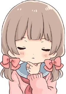 🤔 emoji Usagikei Kanojo Pt.2 @jp_stickers Telegram sticker 16 of 40