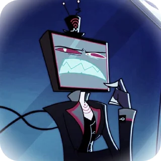 🌟 emoji БОЛЬШЕ ⇨ @CLOOBHUB ВОКС ОТЕЛЬ ХАЗБИН VOX HAZBIN ТГ Telegram sticker 18 of 55