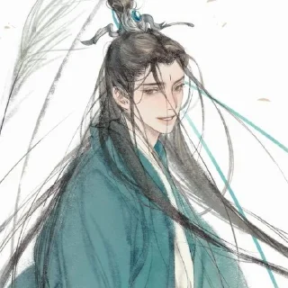 🍀 emoji Shen Qingqiu Telegram sticker 17 of 45