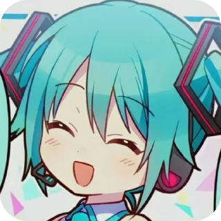 🖼 emoji Miku Telegram sticker 5 of 28
