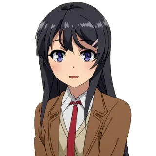 🙂 emoji БОЛЬШЕ ⇨ @CLOOBHUB АНИМЕ СТИКЕРЫ ANIME STICKERS ТГ Telegram sticker 12 of 53
