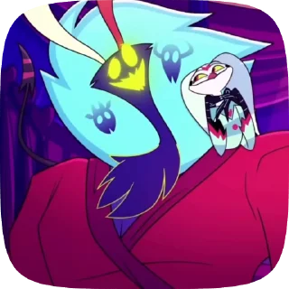 💤 emoji БОЛЬШЕ ⇨ @CLOOBHUB АСМОДЕЙ АДСКИЙ БОСС HELLUVA ТГ Telegram sticker 22 of 70