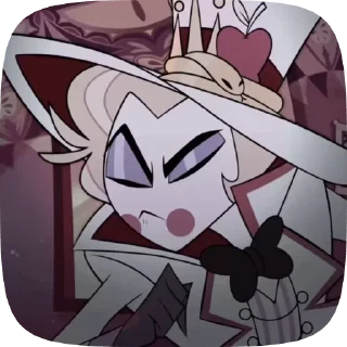 🐍 emoji БОЛЬШЕ ⇨ @CLOOBHUB ЛЮЦИФЕР ОТЕЛЬ ХАЗБИН LUCIFER ТГ Telegram sticker 12 of 70