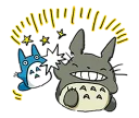 😁 emoji Tonari no Totoro Telegram sticker 16 of 40