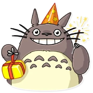 🎉 emoji Totoro @NightTail_bot Telegram sticker 17 of 25