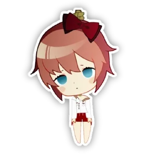 Sticker from ddlc ^o^