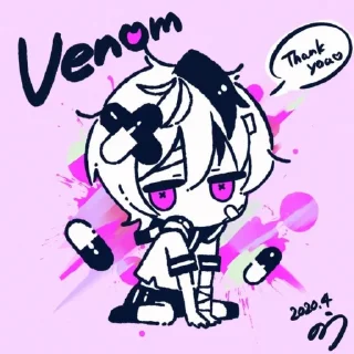 😣 emoji V Flower Telegram sticker 24 of 41