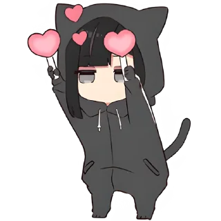 ❤️ emoji Юрудура-тян (В2) @Nyasticks Telegram sticker 13 of 26