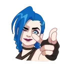 👍 emoji джинкс @sshhearss Telegram sticker 3 of 17