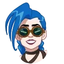 😎 emoji джинкс @sshhearss Telegram sticker 6 of 17