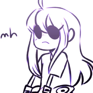 😟 emoji автор @selfship1 🥒🌚 Telegram sticker 21 of 43