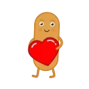 ❤️ emoji Питерская Булка Telegram sticker 9 of 22