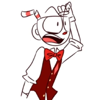 😡 emoji Casino cups @Cupheadart Telegram sticker 8 of 76