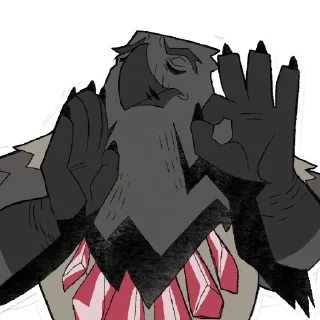 👌 emoji Skage the Brave Telegram sticker 8 of 38