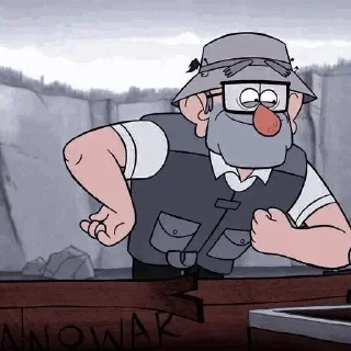 😐 emoji Gravity Falls @stickersb2b Telegram sticker 22 of 95