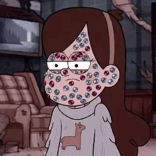 😐 emoji Gravity Falls @stickersb2b Telegram sticker 18 of 95
