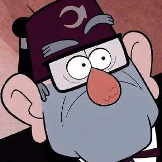 😶 emoji Gravity Falls @stickersb2b Telegram sticker 20 of 95