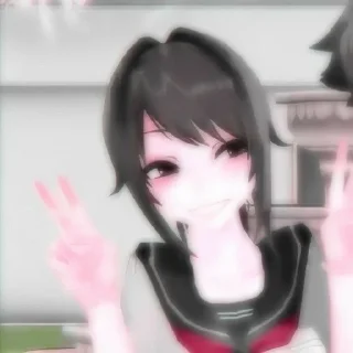 🌟 emoji Ayano Aishi💓 Telegram sticker 23 of 66