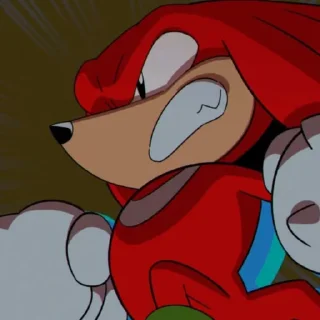 😡 emoji Knuckles the echidna Telegram sticker 12 of 120