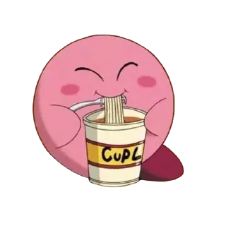 📸 emoji #. kirby [ @misakostickers ] Telegram sticker 16 of 25