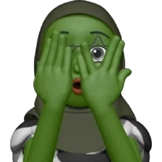 🌟 emoji зелена потужність🧟‍♀️ @russianst4ndup Telegram sticker 8 of 54