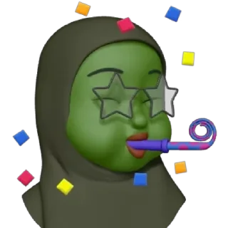 🌟 emoji зелена потужність🧟‍♀️ @russianst4ndup Telegram sticker 19 of 54