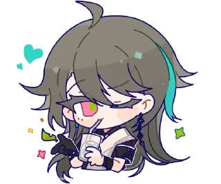 🍃 emoji суся 🍃 @ryousticks Telegram sticker 1 of 101
