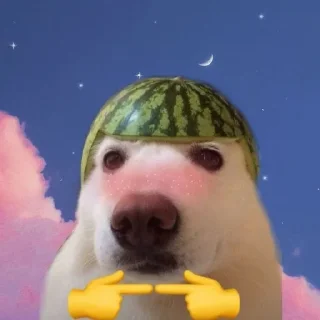 🐕 emoji Вафельное настроение Telegram sticker 18 of 50