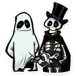 👍 emoji Полтергейст Спуки by @cyxapuk_777rt Telegram sticker 22 of 45